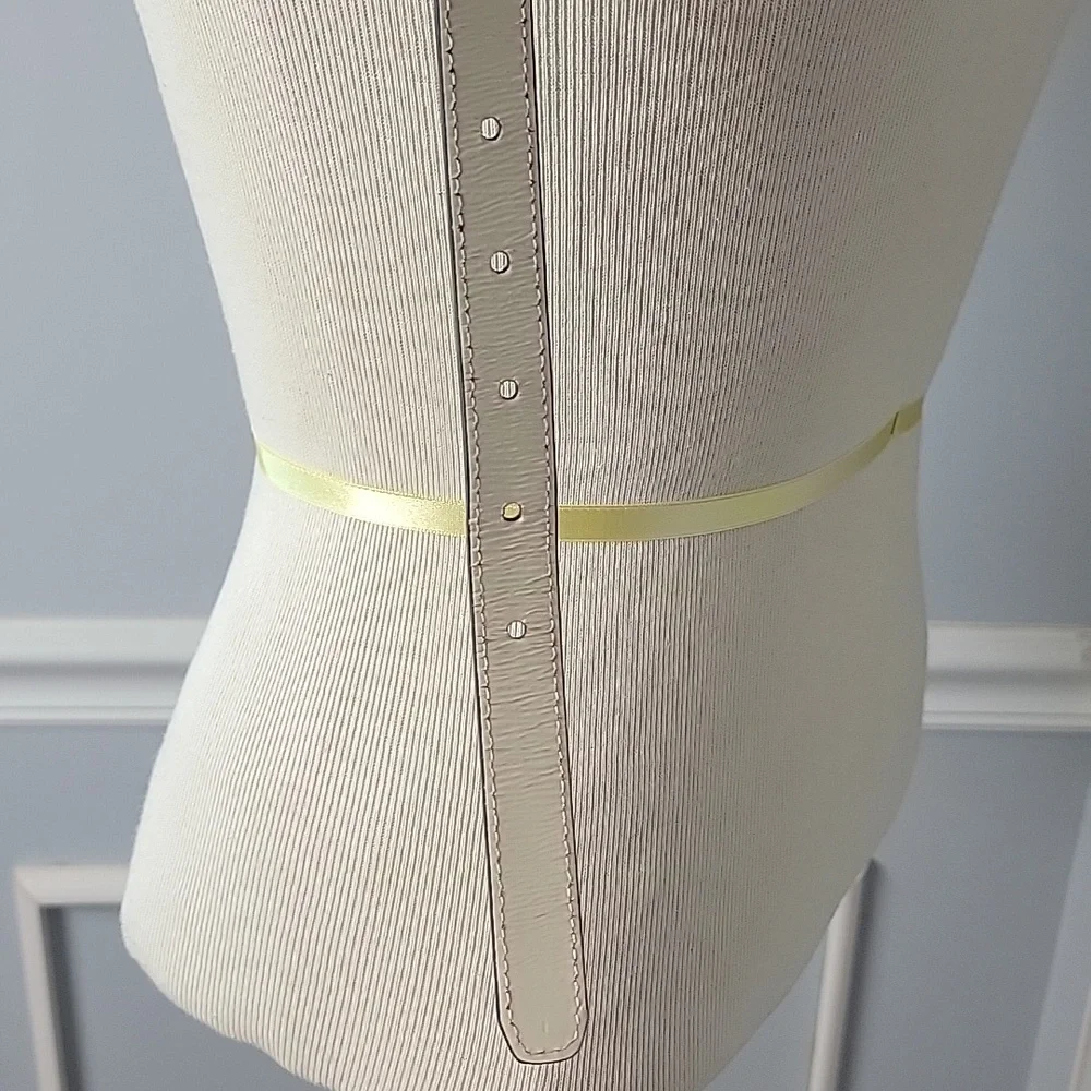 BLACK Patent Silver‎ Tone Hardware Classic Office Dress Business Accessory Belt